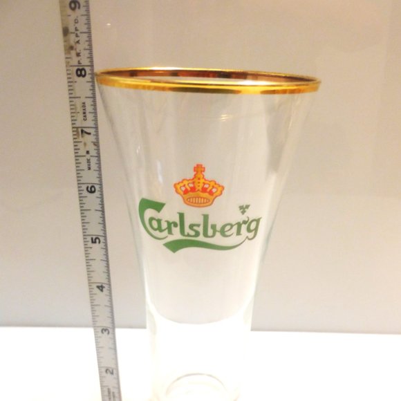 BX63 CARLSBERG Beer Glass - Picture 1 of 3